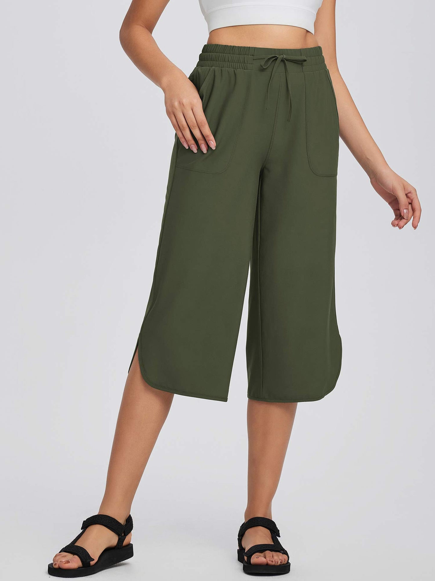 Laureate Trail UPF 50+ Wide Leg Capris