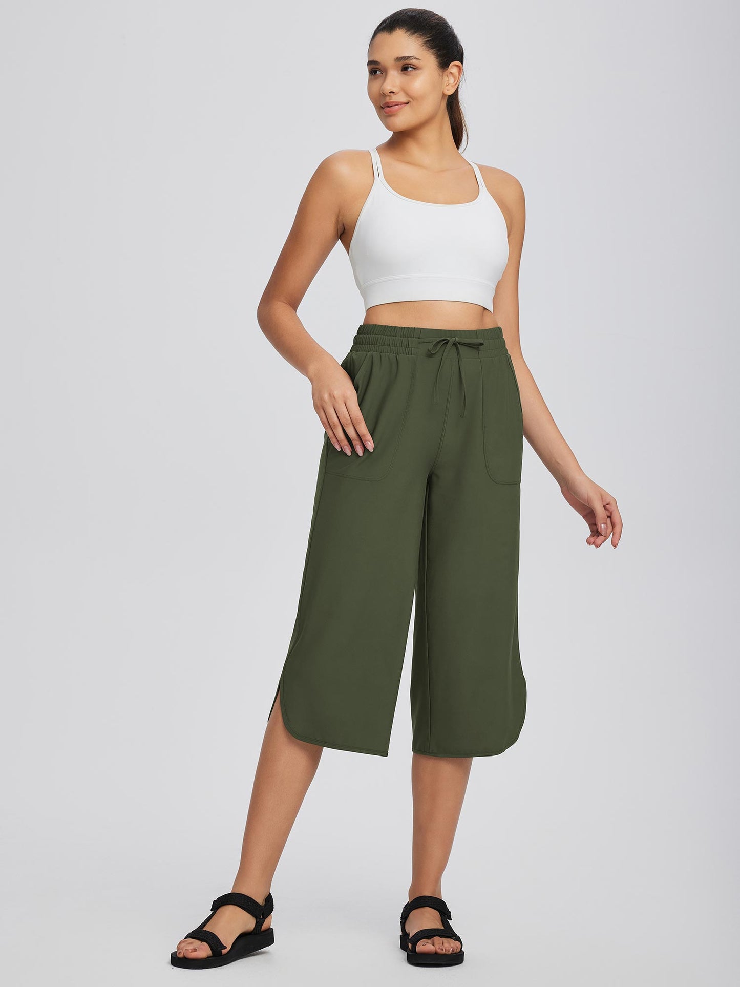 Laureate Trail UPF 50+ Wide Leg Capris