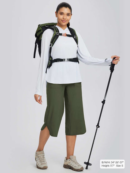 Laureate Trail UPF 50+ Wide Leg Capris