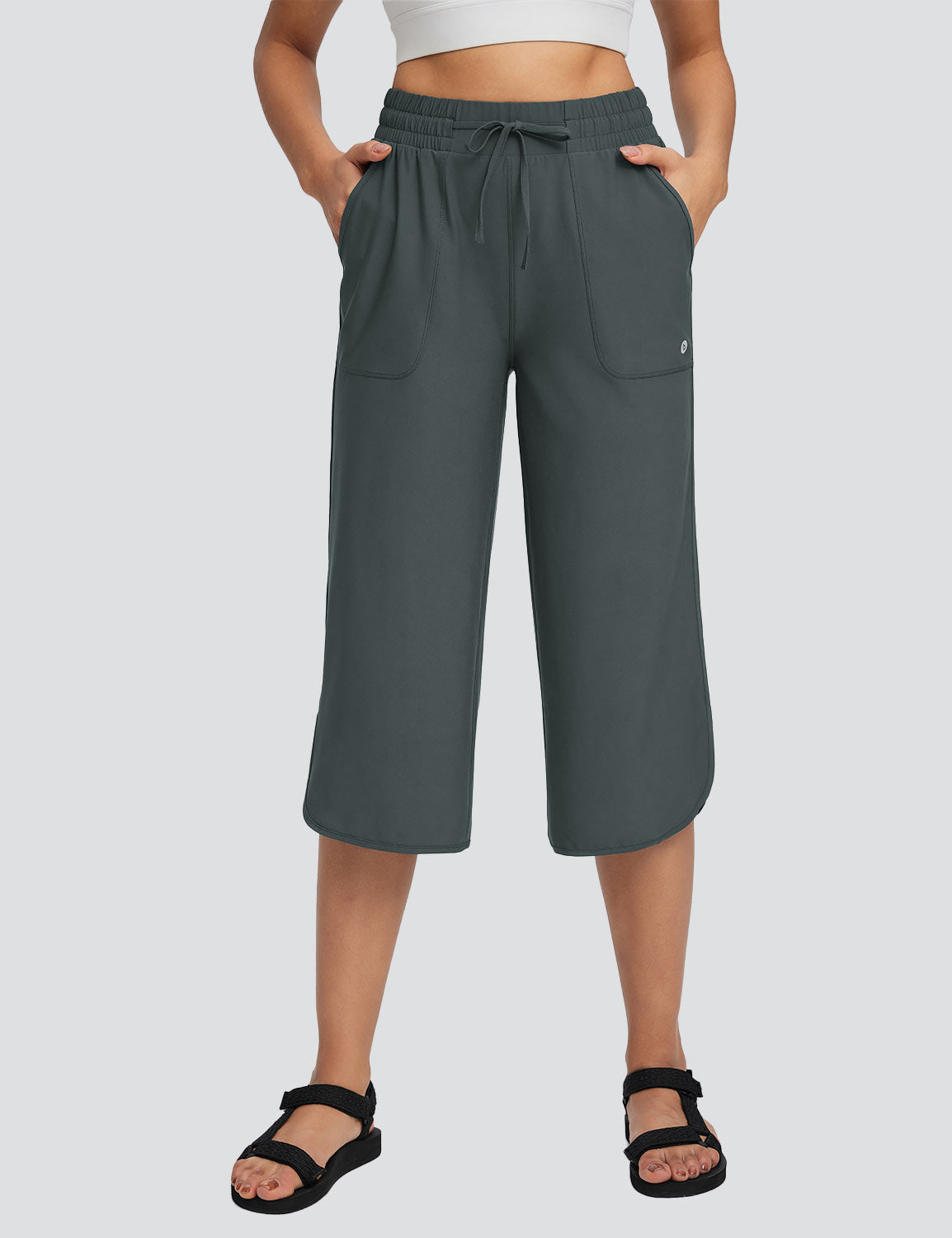 Laureate Trail UPF 50+ Wide Leg Capris