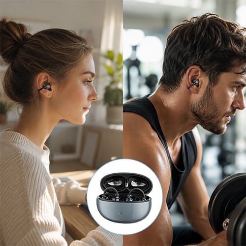 🔥⚡New Customer 62% Off - SK 50 Open-Ear Clip-On Wireless 6.0 Earphones