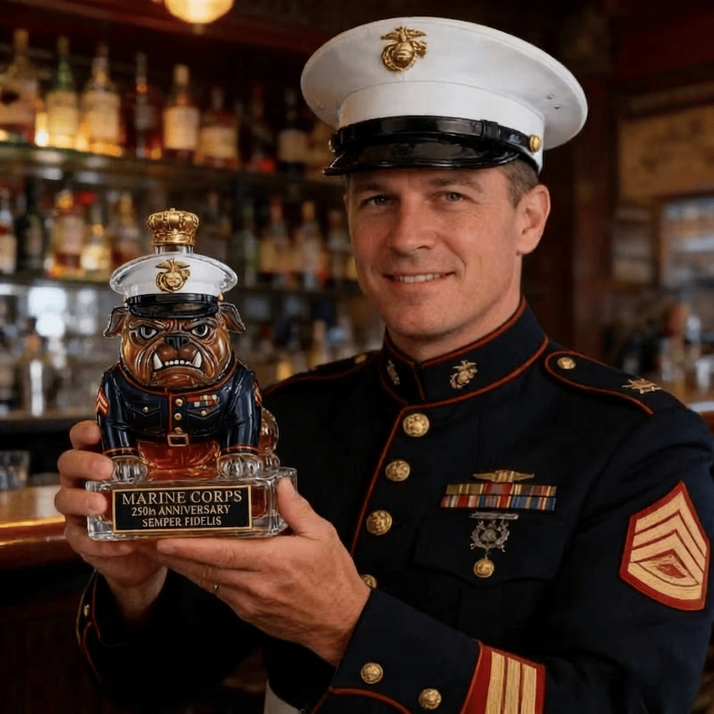 🔥 Limited-Time Offer | 250th Anniversary Military-Inspired Bulldog Whiskey Decanter Set