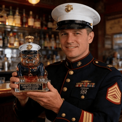 🔥 Limited-Time Offer | 250th Anniversary Military-Inspired Bulldog Whiskey Decanter Set