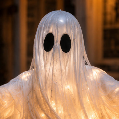 👻Swirling Ghost Pumpkin Yard Lamp🎃