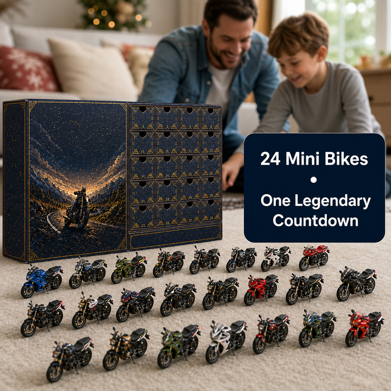 🏍2026 Motorcycle Legends Advent Calendar – 24 Days, 24 Mini Motorcycles, 24 Legendary Rides