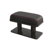 Black with red stitching