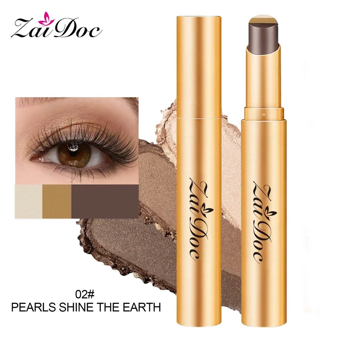 3 Color Eyeshadow Stick