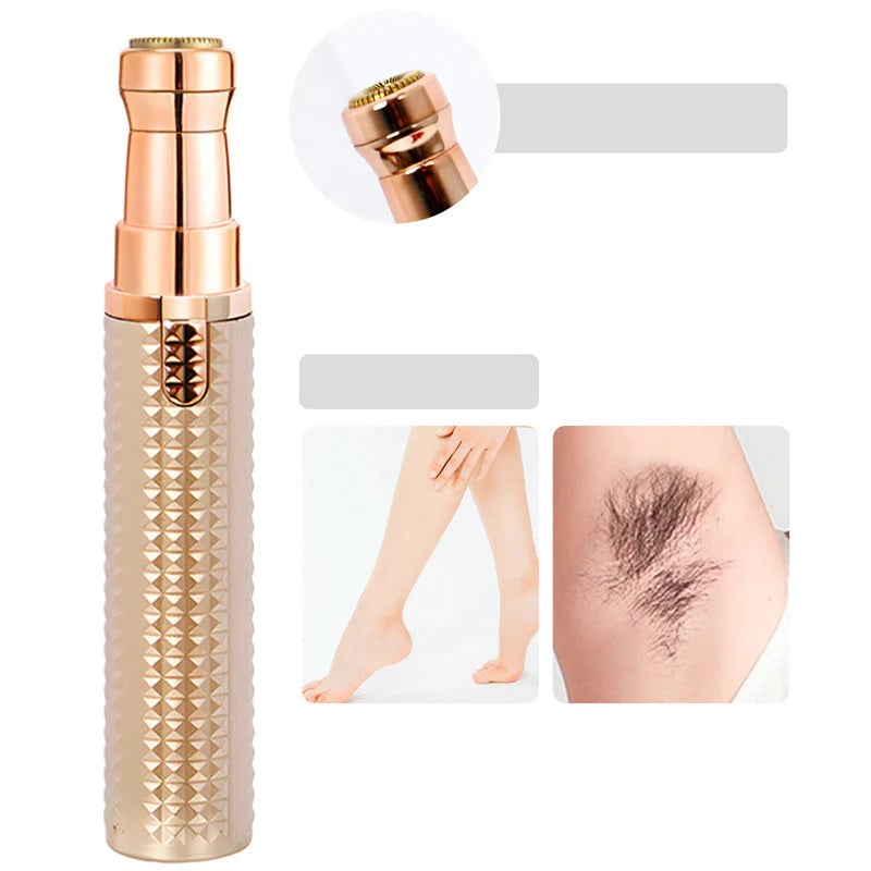 ✨ 50% OFF! 💇 Portable Electric Eyebrow Trimmer – Absolute Precision, 3 Interchangeable Heads & USB Rechargeable – Ideal for Eyebrows, Nose and Body 🪒💫