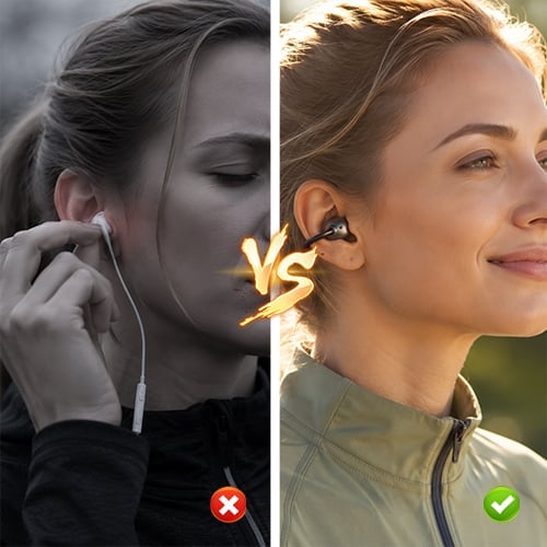 🔥⚡New Customer 62% Off - SK 50 Open-Ear Clip-On Wireless 6.0 Earphones