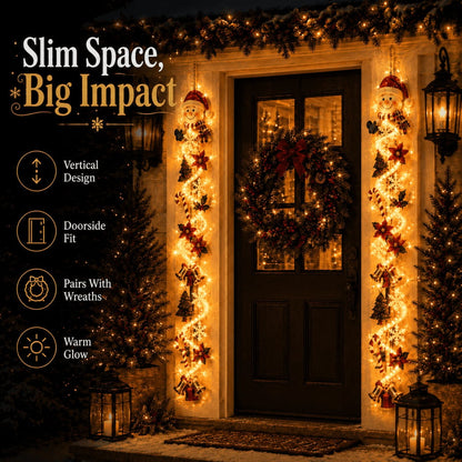 🎅Glowing Christmas Door Hanger