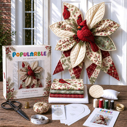 🔥Last Day 50% OFF- Large Patchwork Bow Sewing Kit (Beginner-Friendly)