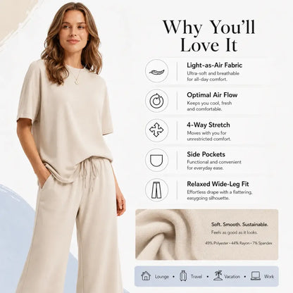 🔥Last Day Discount 60% Off - 🥰Two Piece Sets for Women Summer Outfits