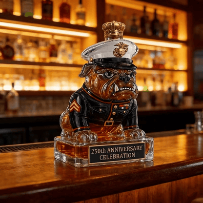 🔥 Limited-Time Offer | 250th Anniversary Military-Inspired Bulldog Whiskey Decanter Set