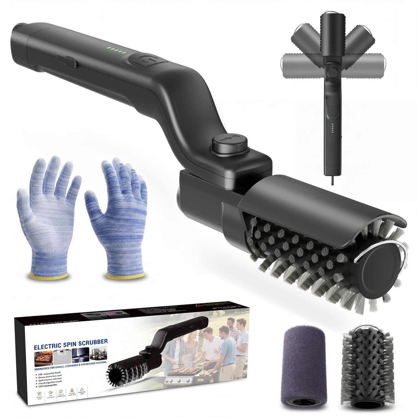 EMBERON electric grill brush