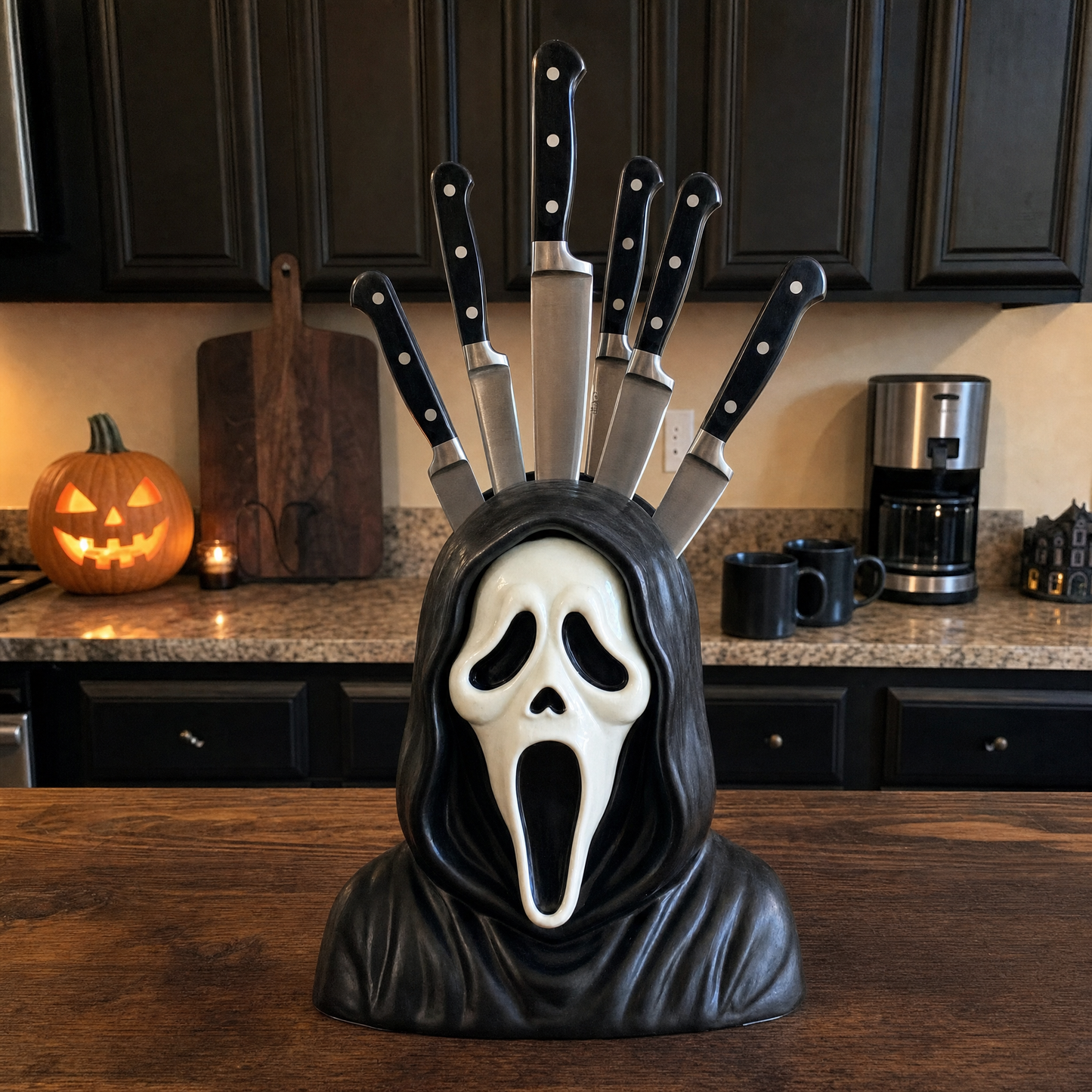 💀 Last Day 50% OFF - Horror Knife Block