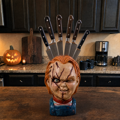 💀 Last Day 50% OFF - Horror Knife Block