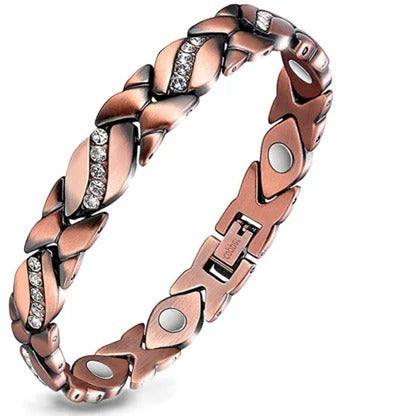 🧲 Timeless Copper Style. Magnetic Detail. Everyday Confidence.Relieve fatigue and promote blood circulation