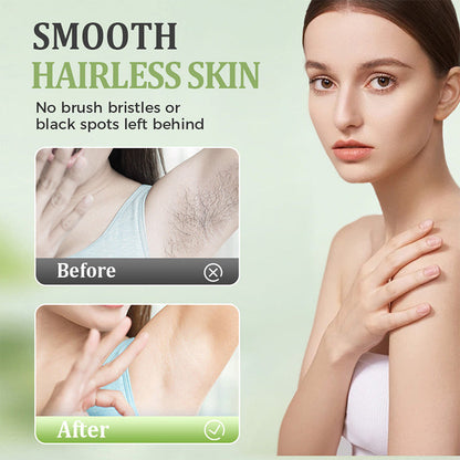 🦵🏻Summer Hot Sale - ONLY 9.99!!💥 Large-capacity Gentle Hair Removal Cream Set: Includes Hair Removal Cream + Smoothing Razor