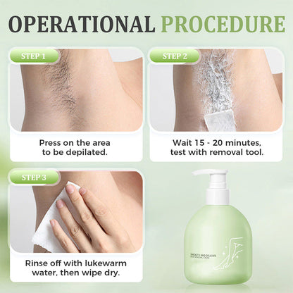 🦵🏻Summer Hot Sale - ONLY 9.99!!💥 Large-capacity Gentle Hair Removal Cream Set: Includes Hair Removal Cream + Smoothing Razor