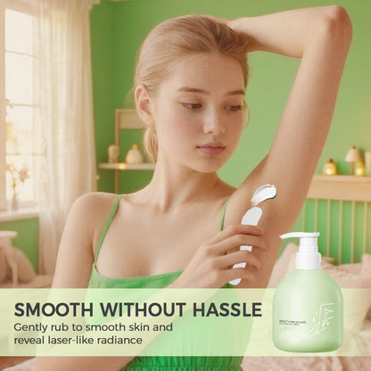🦵🏻Summer Hot Sale - ONLY 9.99!!💥 Large-capacity Gentle Hair Removal Cream Set: Includes Hair Removal Cream + Smoothing Razor