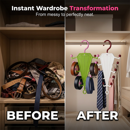 🥳Weekend Limited Time Offer🥳Multi-Functional V-Shaped Double Sided Hanger Storage Rack