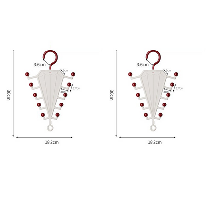🥳Weekend Limited Time Offer🥳Multi-Functional V-Shaped Double Sided Hanger Storage Rack