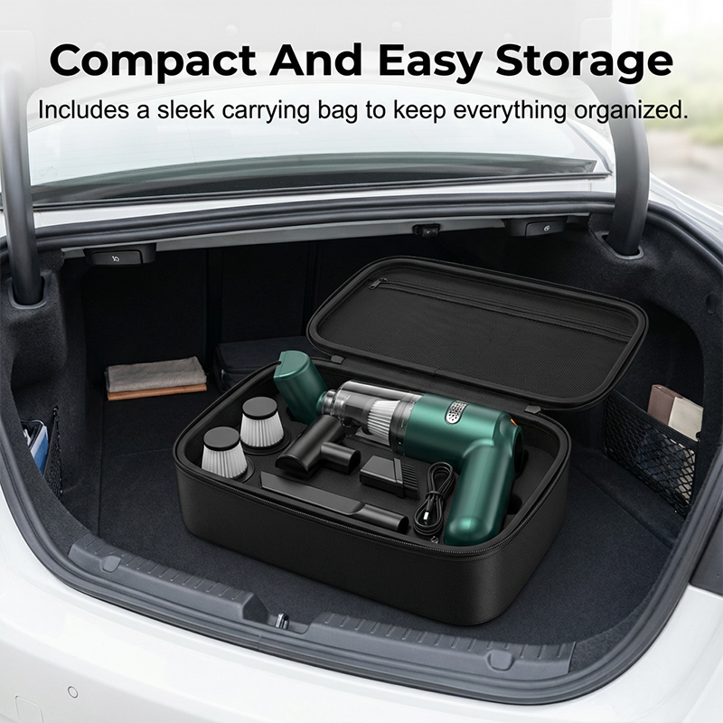 🔥LAST DAY SALE 60% OFF⚡50K+ SOLD🔋High-Power Cordless Vacuum Cleaner Kit for Car🚗Strong Suction💨Rechargeable Handheld⚡Full Accessory Car Interior Cleaner