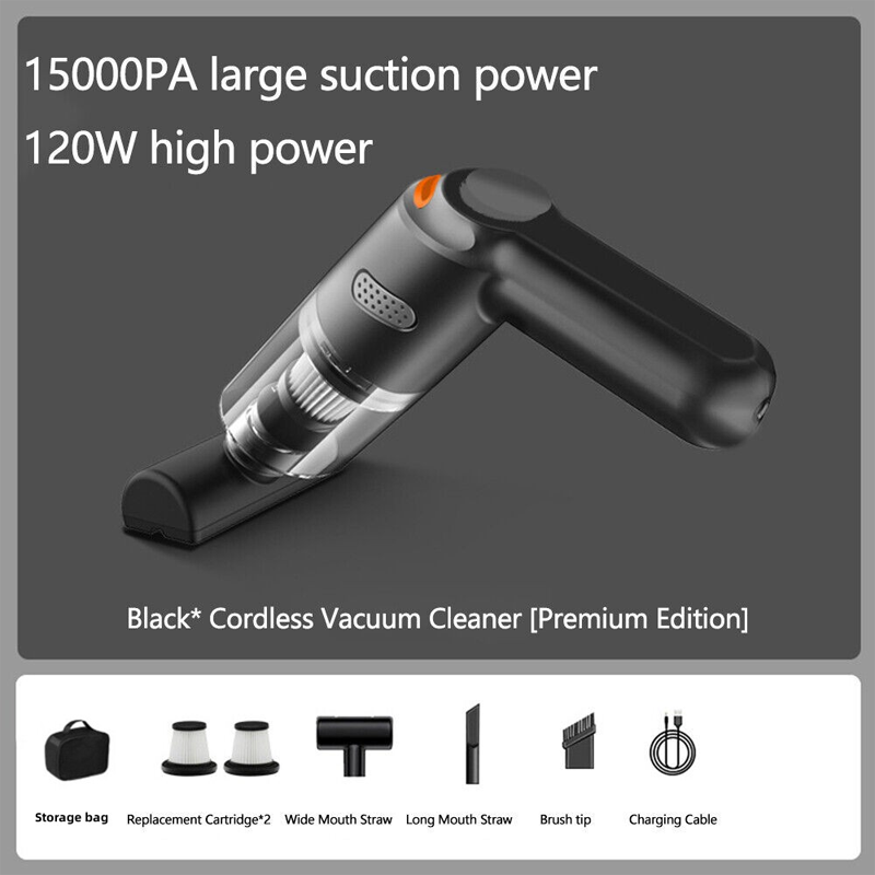 🔥LAST DAY SALE 60% OFF⚡50K+ SOLD🔋High-Power Cordless Vacuum Cleaner Kit for Car🚗Strong Suction💨Rechargeable Handheld⚡Full Accessory Car Interior Cleaner
