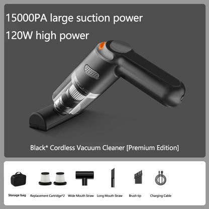 🔥LAST DAY SALE 60% OFF⚡50K+ SOLD🔋High-Power Cordless Vacuum Cleaner Kit for Car🚗Strong Suction💨Rechargeable Handheld⚡Full Accessory Car Interior Cleaner