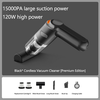 🔥LAST DAY SALE 60% OFF⚡50K+ SOLD🔋High-Power Cordless Vacuum Cleaner Kit for Car🚗Strong Suction💨Rechargeable Handheld⚡Full Accessory Car Interior Cleaner