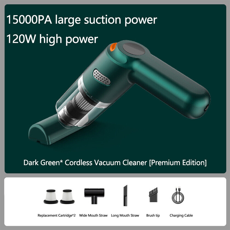 🔥LAST DAY SALE 60% OFF⚡50K+ SOLD🔋High-Power Cordless Vacuum Cleaner Kit for Car🚗Strong Suction💨Rechargeable Handheld⚡Full Accessory Car Interior Cleaner