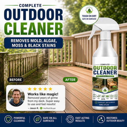 🧽 Less Scrubbing. More Cleaning. – Outdoor Multi-Surface Spray