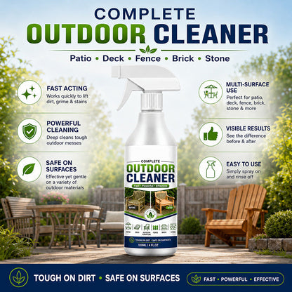 🧽 Less Scrubbing. More Cleaning. – Outdoor Multi-Surface Spray