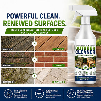 🧽 Less Scrubbing. More Cleaning. – Outdoor Multi-Surface Spray