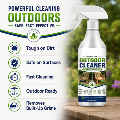 🧽 Less Scrubbing. More Cleaning. – Outdoor Multi-Surface Spray